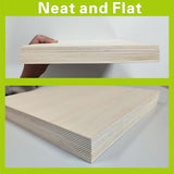 36 Pack Basswood Sheets 1/8 inch,12"x12"x1/8" Plywood Sheets,3mm Basswood for Laser Cutting,Laser Engraving Blanks,Thin Natural Unfinished Wood for Crafts,Wood Burning,Scroll Saw Cutting Ninekong