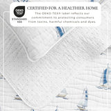 Great Bay Home Coastal Quilt Set - 2-Piece Twin/Twin XL Size Nautical Bedding Set - Lightweight, All-Season, Reversible Bedspread (Blue Watercolor Sailboats) Great Bay Home