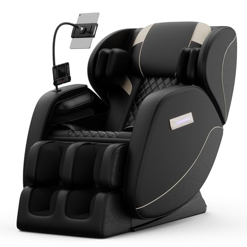 AYJOIR 2026 Massage Chair Full Body, Zero Gravity SL-Track Shiatsu Massage Recliner Chair with Body Scan, 6 Fix Point Rollers,Airbags,Deep Yoga Stretch, Heating Function AYJOIR