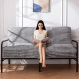YOSHOOT 8 Inches Futon Mattress, Thick Futons Sofa Bed Couch, Floor Mattress for Adults, Shredded Foam Filling(Frame Not Included), Medium Firm, Full Size YOSHOOT