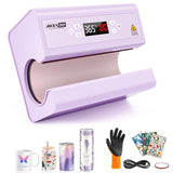 AKEYDIY Auto Tumbler Heat Press Press - Mug Heat Press Machine Heat Up Quick & Even for 20oz 30oz Sublimation Tumblers Cups Glasses and Mugs (Purple) AKEYDIY