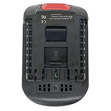 Battery Adapter for Bosch 18V Lithium-Ion Cordless Tool, Compatible with Dewalt 18V 20V Max/ Milwakee M18 18V Li-ion Battery Convert to Bosch 18V Compact Lithium Battery BAT608 BAT609 BAT612 BAT618 QINIZX