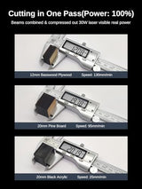 LASER TREE Laser Engraver, 30W Output Power Laser Engraver Machine with Air Assist Pump, High Precision Laser Cutter and Engraver for Wood and Metal, Paper, Acrylic, Glass, Leather etc LASER TREE