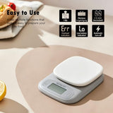 Food Scale Digital Kitchen Scale Weight Grams and Ounces of NUTRI FIT, Portable & Accurate Scale for Cooking Baking Jewelry Coffee Postage, Stylish Compact Design, Max 11lb 0.5g Increment, Smart Tare