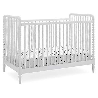 Delta Children Saint 4-in-1 Convertible Crib - Greenguard Gold Certified, Bianca White