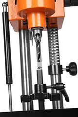 WEN Bench Mortiser, 5-Amp Cast Iron with Chisel Bit Set (43013) & DPA2513 24-by-12-Inch Drill Press Table with an Adjustable Fence and Stop Block WEN