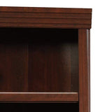 Sauder Heritage Hill Library/Book shelf, L: 29.80" x W: 12.99" x H: 71.26", Classic Cherry finish Sauder