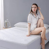 King Size Waterproof Mattress Protector Fitted Mattress Pad Cover with Deep Pocket Up to 18'' Reaks