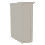 OSCHF Wooden Cube Shelf Bookcase - Modern 3 Tiers Floorstanding Open Bookshelf with Base for Home and Office, 9 Cubes Storage Cabinet, Warm White OSCHF