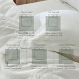 Simple&Opulence 100% Linen Duvet Cover Set, 3 PCS Natural French Flax White Duvet Cover Queen Size, Breathable Soft Comfy Linen Bedding Comforter Cover with 2 Pillowcases(White, 88"x92") Simple&Opulence