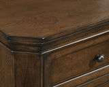 Roundhill Furniture Maderne Traditional Wood 9-Drawer Dresser with Mirror, Antique Walnut Finish Roundhill Furniture