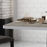 Flash Furniture Glenbrook 36" Square Table Top with White or Gray Reversible Laminate Top Flash Furniture
