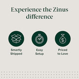 Zinus Leonardo Metal Platform Bed Frame, Victorian Spindle Style Headboard and Footboard, Heavy Duty Bed Base, Ample Underbed Space, Full Zinus