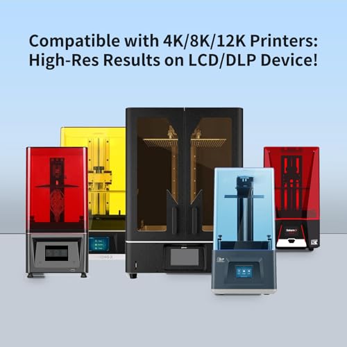 Siraya Tech Tenacious 3D Printer Flexible 405nm UV-Curing Resin with High Impact Resistance Standard Photopolymer Resin for LCD DLP 3D Printing (500g, Clear)