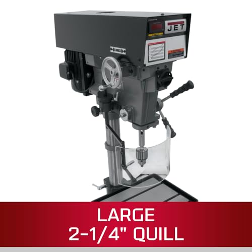 JET 15-Inch Variable-Speed Drill Press, 1 HP, 3Ph 220/440V (‎J-A5818) - WoodArtSupply