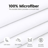 Utopia Bedding Full Bed Skirt - Soft Quadruple Pleated Ruffle - Easy Fit with 16 Inch Tailored Drop - Hotel Quality, Shrinkage and Fade Resistant (Full, White) Utopia Bedding