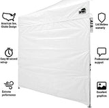 Eurmax USA Instant Canopy SunWall Tent Sidewalls for 10x10 Pop Up Canopy Tent,1 Pack Sidewall Only (White) Eurmax