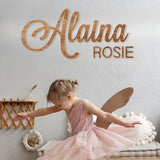 Personalized Baby Room Decor - Custom Name Sign - Wooden Name Signs for Nursery - Name Wall Decor - Names Signs for Kids Room - Personalized Name Yippee Daisy