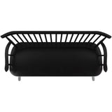Safavieh American Homes Collection Addison Spindle Back Settee, 0, Black Safavieh