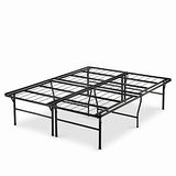 ZINUS Heavy Duty 18 Inch Metal Platform Bed Frame - Sturdy Mattress Foundation with Underbed Storage, King, Black Zinus
