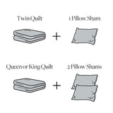 SLPR Red Riches 3-Piece Quilt Set - King Size with 2 Shams, Autumn Patchwork Design, Red Toned Lightweight Quilted Bedspread, Fall-Inspired Country Bedding SLPR
