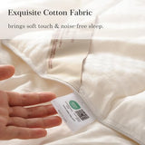 CUDDLE DREAMS Wool Comforter Duvet Insert, 100% Australian Wool Filling with Soft Noiseless Cotton Shell, Natural Warmth (Lightweight for Summer, Twin) CUDDLE DREAMS