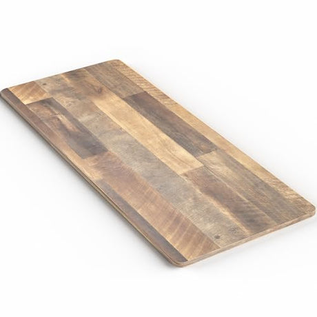 VIVO Reclaimed Wood Universal 71 x 30 inch Solid One-Piece Table Top for Standard and Sit to Stand Height Adjustable Home and Office Desk Frames, DESK-TOP71P VIVO