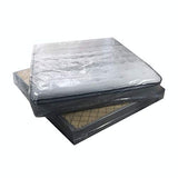 Uboxes King Mattress Poly Covers, 76 x 15 x 104 inch, 2 Count (Pack of 1), Clear Uboxes