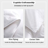 puredown® Goose Down Comforter Twin Size 800 Fill Power, 100% Cotton All Season Duvet Insert 700 Thread Count, Cloud Fluffy Pinch Pleat Extra Warmth puredown
