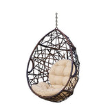Christopher Knight Home CKH Wicker Tear Drop Hanging Chair, Brown