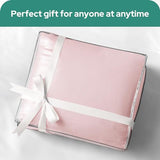 HOMEIDEAS Full Size Bed Sheets - 6 Piece Set (Pale Pink) - Extra Soft Brushed Microfiber 1800 Bedding Sheets, Deep Pocket, Wrinkle & Fade Free HOMEIDEAS