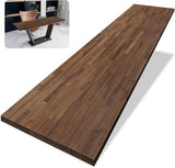 Howizz 60 x 25 in. Solid Wood Table Top, Dark Walnut Stained Acacia Desktop for Standing Desk/Office Tabletop/Countertop, 0.7in. Thick Howizz