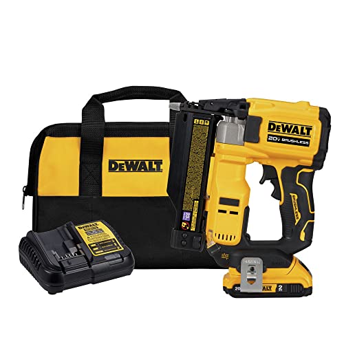 DEWALT ATOMIC Compact Series™ 20V MAX* Brushless Cordless 23 Ga. Pin Nailer Kit (DCN623D1) - WoodArtSupply