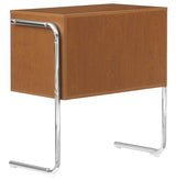 Crosley Furniture Lily Record Player Stand with Vinyl Storage, Stores up to 90 Records, Turntable Stands, Walnut Crosley Furniture