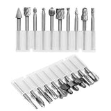 HSS Router Carbide Engraving Bits and Router Bit Set 1/8"(3.2mm) Shank HSS Rotary Router Bits Tool for DIY Woodworking Edge Grooving Wood Deburring Engraving and Milling,20 Pcs SaferCCTV