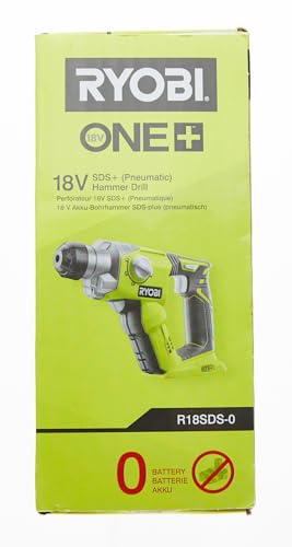 Ryobi R18SDS-0 ONE+ SDS Plus Cordless Rotary Hammer Drill (Body Only) - Hyper Green - WoodArtSupply