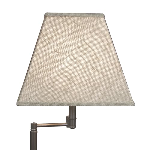 Leick Home 10028 Mission Lamp Table, Made with Solid Wood, End Table for Living Room, Bedroom, and Home Office, Medium Oak Finish Leick Home