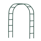 Zhisheng Garden Arbors,7.9Ft Metal Garden Arbors Green Wedding Arch for Climbing Plant Outdoor Wedding Christmas Party Decoration,240CM GZYF