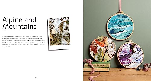 Abstract Embroidery: Slow stitching with texture, colour and creativity WoodArtSupply