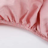 NHNHN Fitted Sheet-Deep Pockets-Soft Microfiber-Easy Care-Shrinkage and Fade Resistant-Fitted Sheets Full Size for Girl Teens Kids-Only 1 Fitted Sheet (Full, Blush) NHNHN