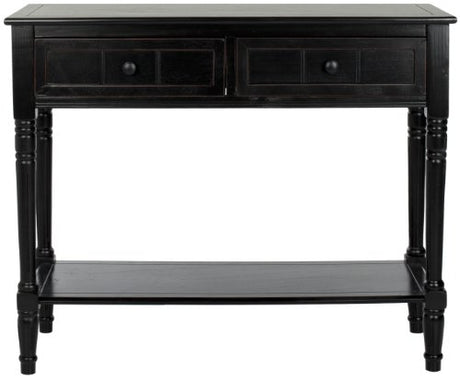 Safavieh American Homes Collection Samantha Distressed/Black 2-Drawer Console Table Safavieh