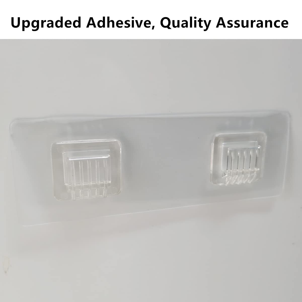 JiePai Acrylic Corner Shower Caddy Shelf with Hooks 2 Pack, Adhesive Wall Mounted Bathroom Shower Organizer for Inside Shower & Kitchen Storage, Space-Saving Design JiePai