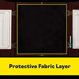 Viper Hudson Sisal/Bristle Steel Tip Dartboard Cabinet, Mahogany Finish Viper