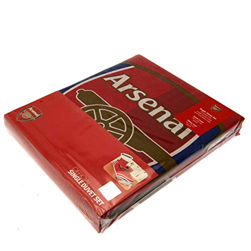 Arsenal F.C. 'Pulse' Reversible Single Duvet Quilt Cover Set Arsenal F.C.