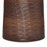 SIMPLIHOME Boyd SOLID MANGO WOOD 13 inch Wide Round Contemporary Wooden Accent Table in Warm Dark Brown, Fully Assembled, for the Living Room and SIMPLIHOME