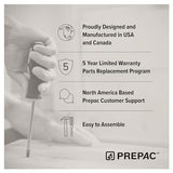 Prepac Elite 32" Wall Cabinet, White Storage Cabinet, Bathroom Cabinet, Pantry Cabinet with 1 Adjustable Shelf 12" D x 32" W x 30" H, WEW-3230 Prepac