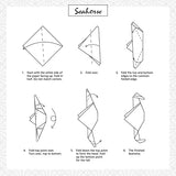 Origami Paper 500 sheets Japanese Washi Patterns 6" (15 cm): Double-Sided Origami Sheets with 12 Different Designs (Instructions for 6 Projects Included) Tuttle Publishing