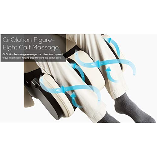 Human Touch WholeBody 7.1 Living Room Recliner Massage Chair - Full Body Professional Grade Personal Massage - Relaxation w Heat for Targeted Stress + Muscle Pain Relief with Foot Calf - Black Human Touch