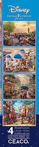 Ceaco - 4 in 1 Multipack - Thomas Kinkade - Disney - Mickey & Minnie - (4) 500 Piece Jigsaw Puzzles Ceaco
