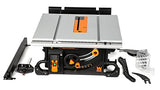 WEN TT1015 15-Amp 2 HP 10-Inch Industrial Benchtop Jobsite Table Saw , Black WEN